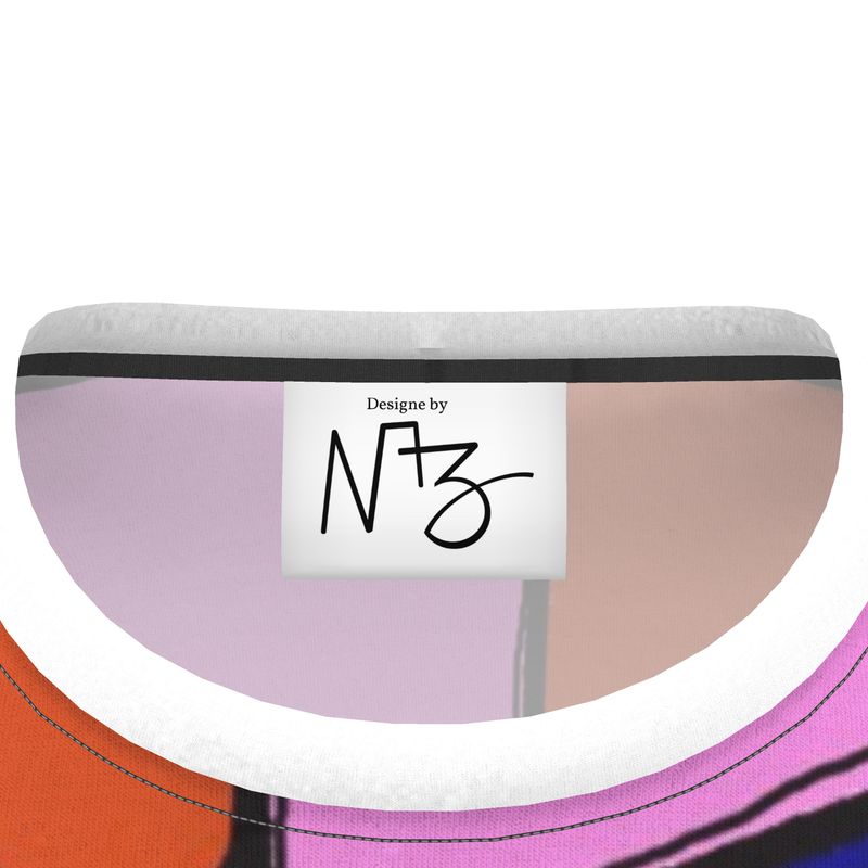 Designer T-shirt "mosaïque Naz" von Naz