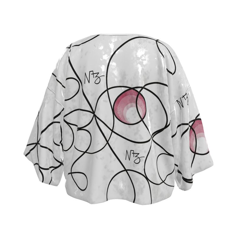 Kimono de créateur Naz "red point" par Naz