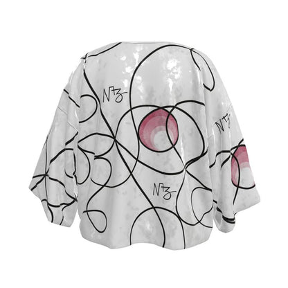 Kimono de créateur Naz "red point" par Naz