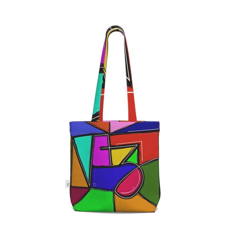 Designer Everyday Tote Bag "mosaïque Naz"