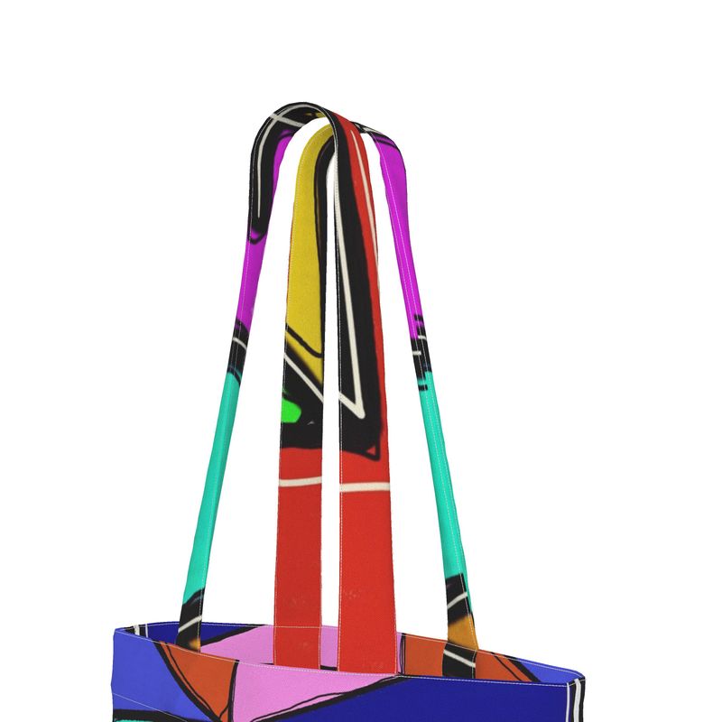 Designer Everyday Tote Bag "mosaïque Naz"