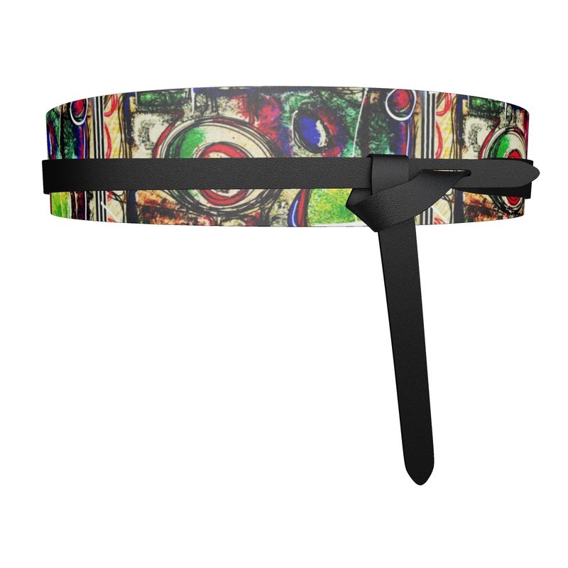 Ceinture en cuir Naz "Camera Art" par Naz