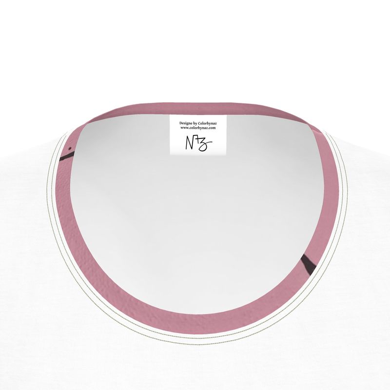 T-shirt Designer Jersey « Int » - T-shirt d'art pour femmes