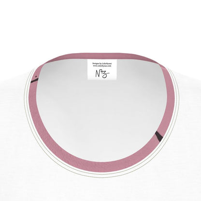 T-shirt Designer Jersey « Int » - T-shirt d'art pour femmes