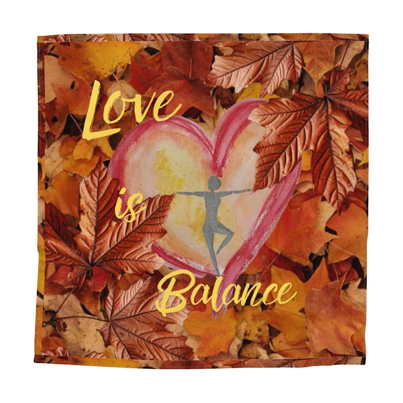 Bandana de créateur « L'amour en équilibre »