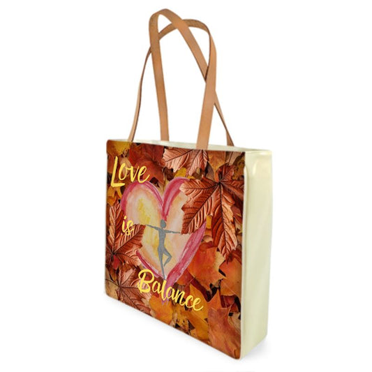 Dedsigner Shopper bag "Love in Balance"