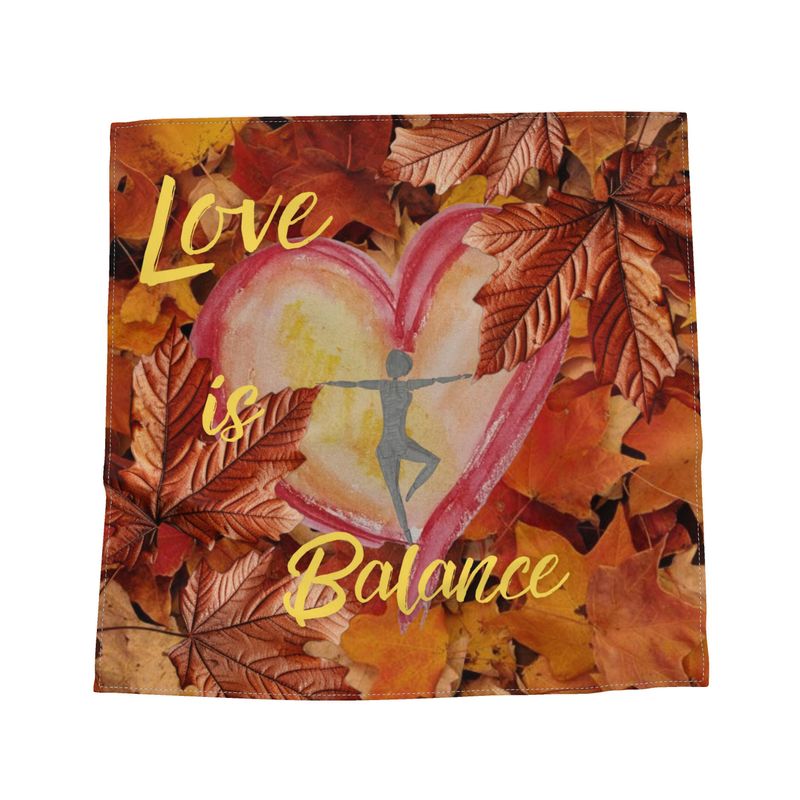Bandana de créateur « Love is Balance »