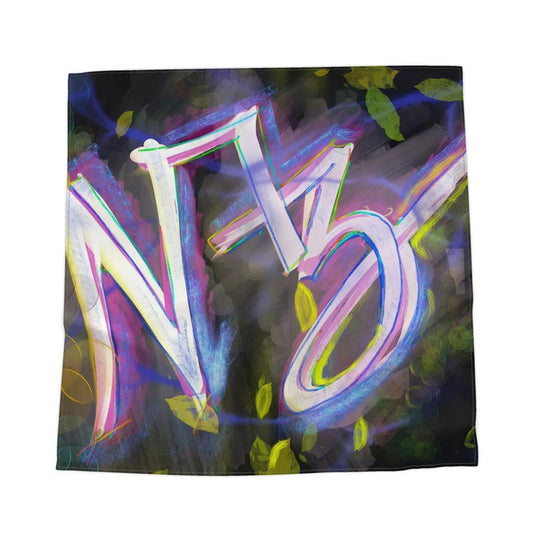 Designer Bandana „Naz Signature“ - Kunst Tuch aus Baumwolle oder Seide