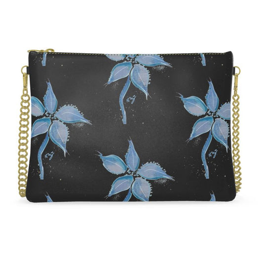 Crossbody Bag Blue Flower