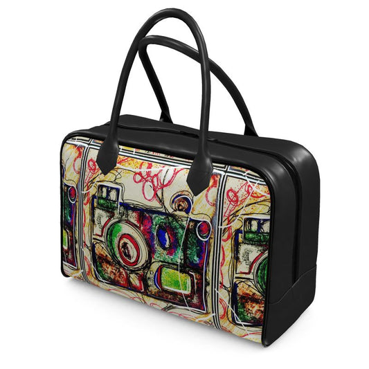 Designer Holdall Tasche „Camera Art“