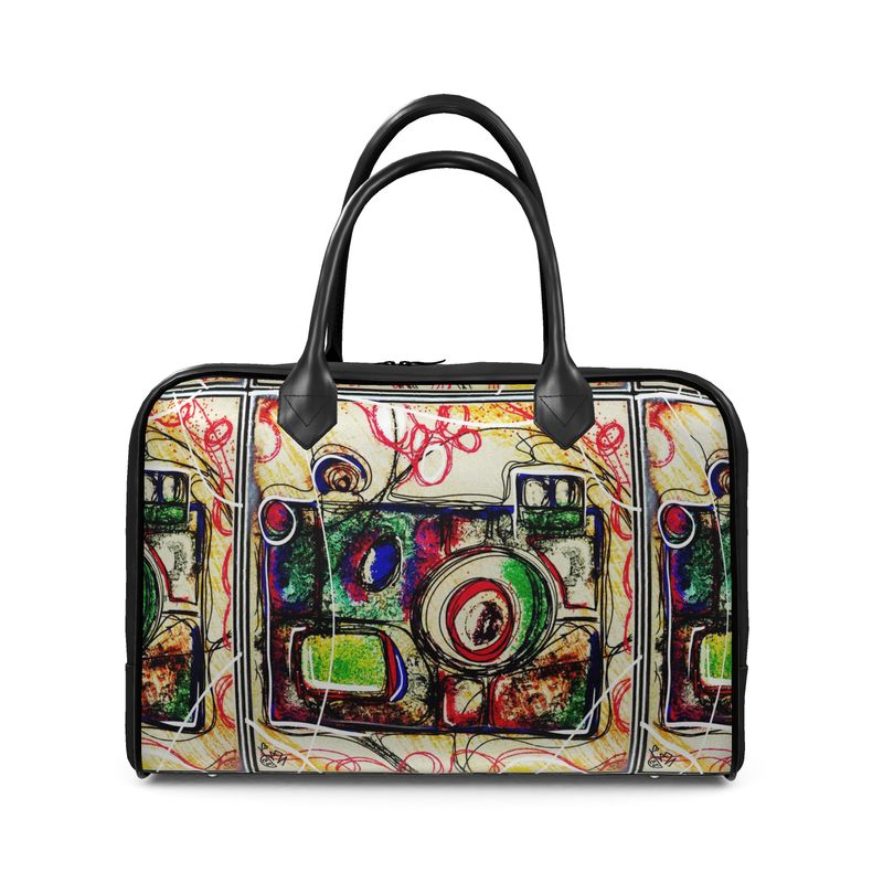 Designer Holdall Tasche „Camera Art“