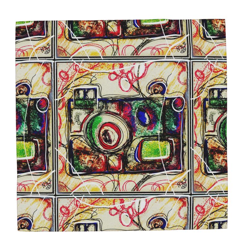 Designer Bandana ''Camera Art''
