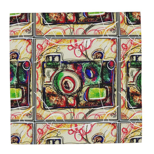 Designer Bandana ''Camera Art''