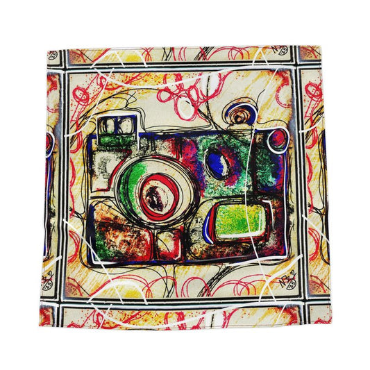 Designer Bandana „Camera Art“ - Kunst Tuch