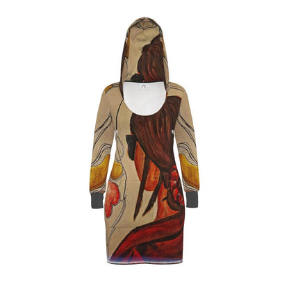 Designer Hoodie Kleid ''Art Portrait''