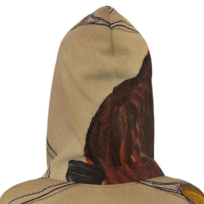 Designer Hoodie Kleid ''Art Portrait''