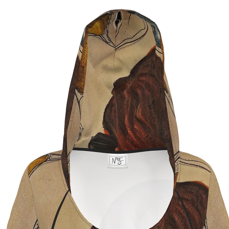 Designer Hoodie Kleid ''Art Portrait''