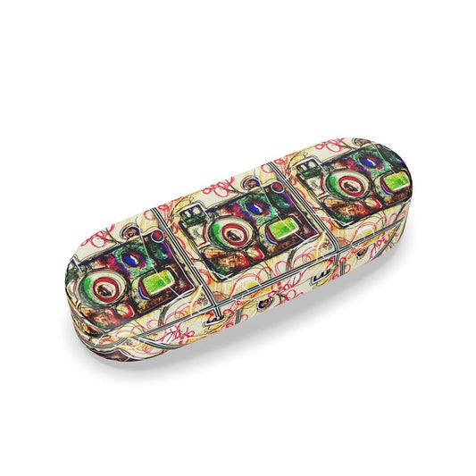 Designer Brillenetui „Camera Art“