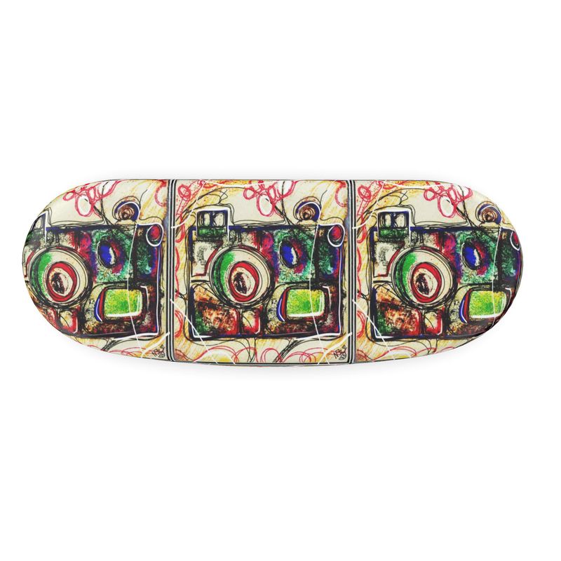 Designer Brillenetui „Camera Art“