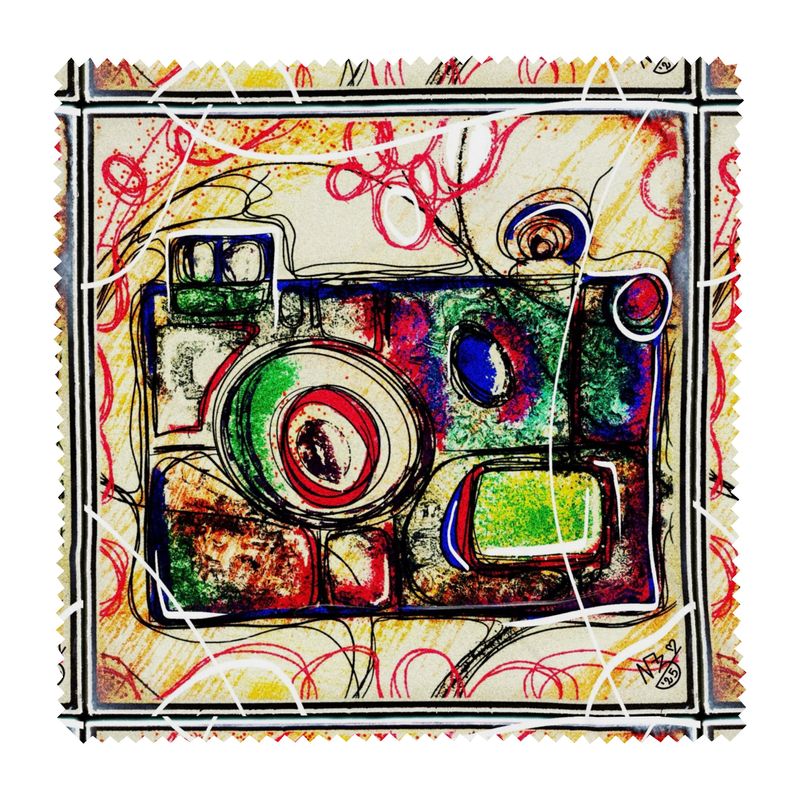 Designer Brillenetui „Camera Art“