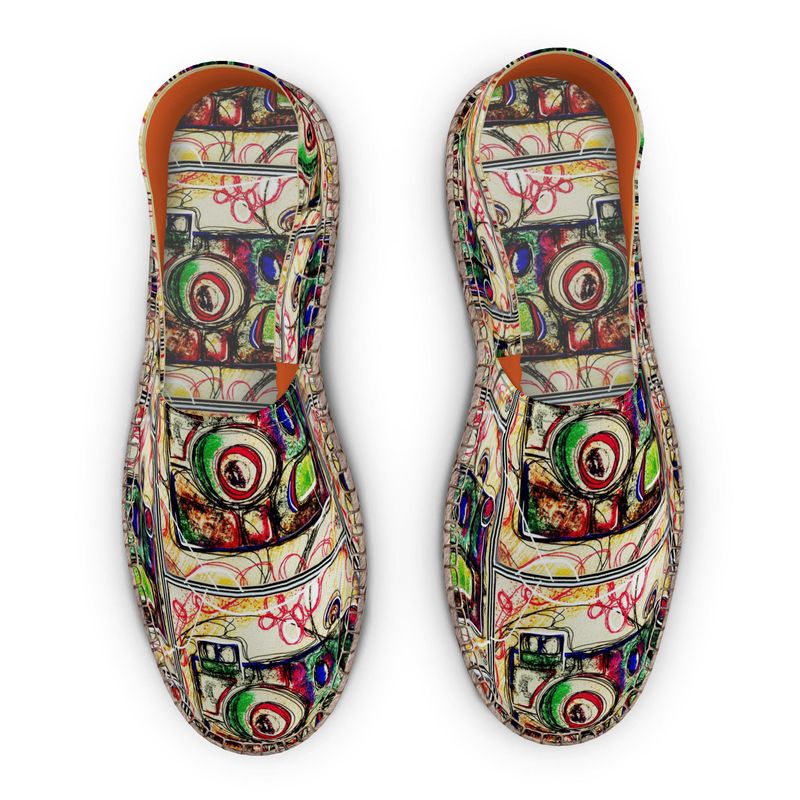 Designer Espadrilles ''Camera Art''