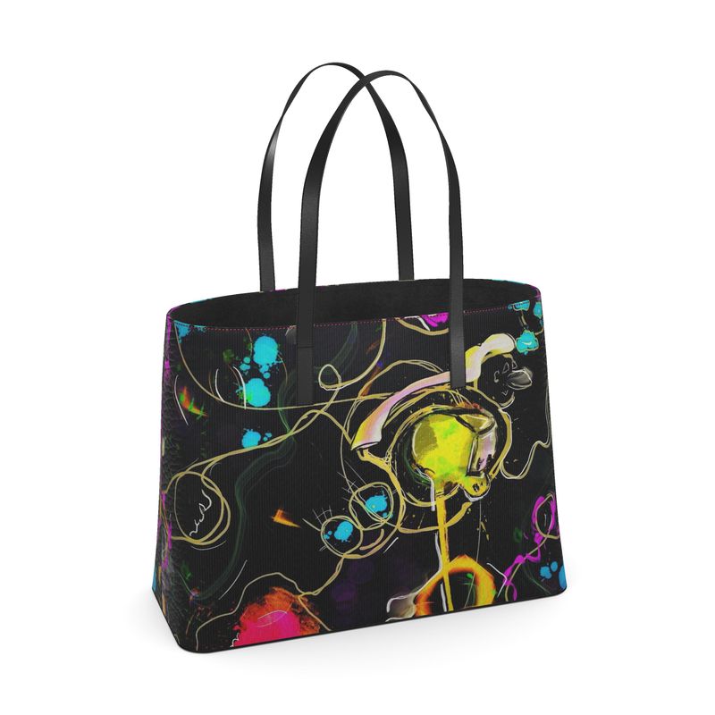 Sac à main de créateur « Neon Flow » Cabas par NAZ