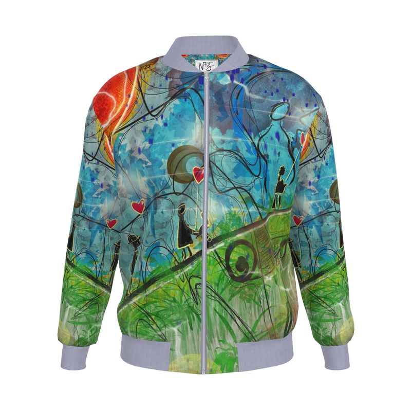 Designer - Männer Bomberjacke ''Love in the Air''