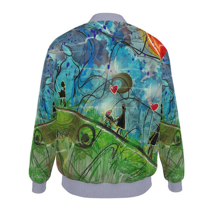 Designer - Männer Bomberjacke ''Love in the Air''
