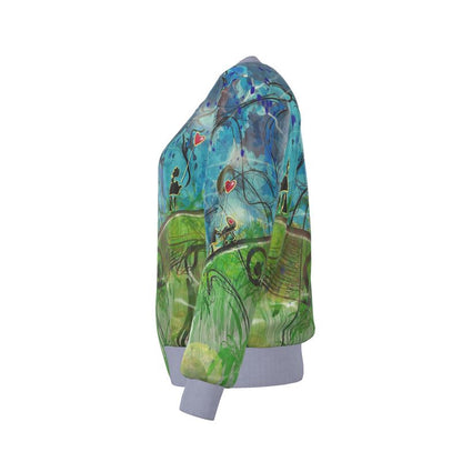 Designer ''Love in the Air'' - Frauen Bomberjacke