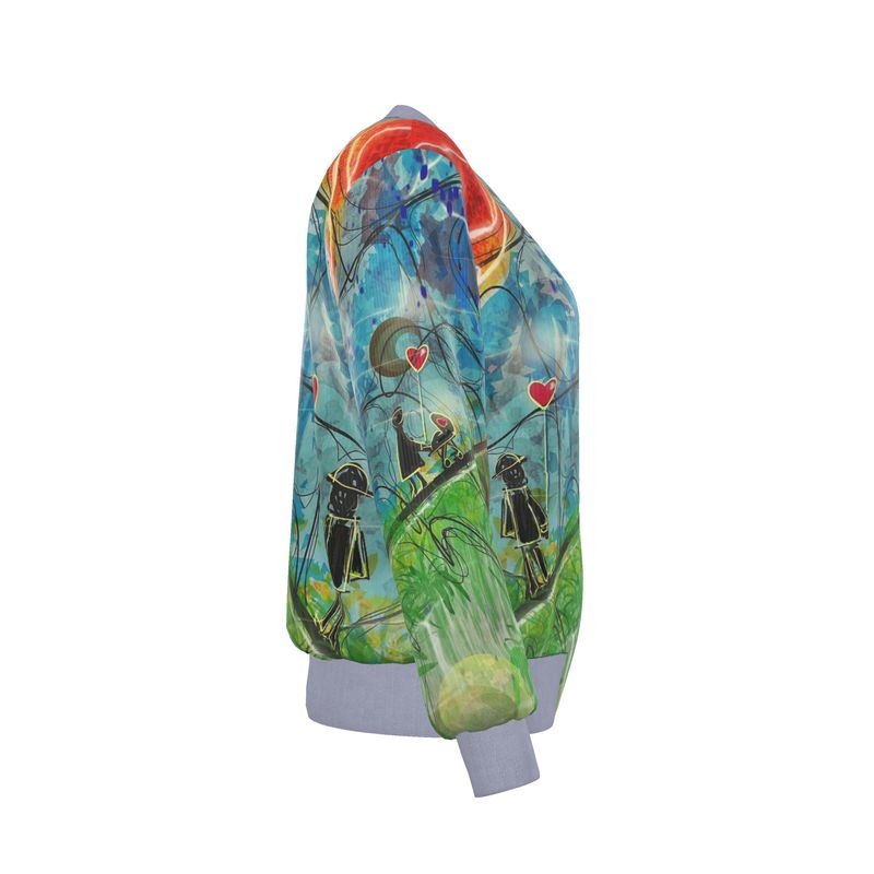 Designer ''Love in the Air'' - Frauen Bomberjacke