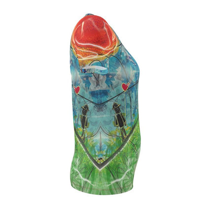 Designer Jersey T-Shirt „Love in the air“