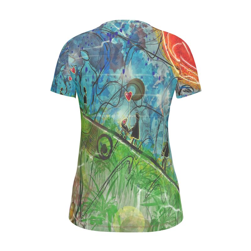 Designer Jersey T-Shirt „Love in the air“