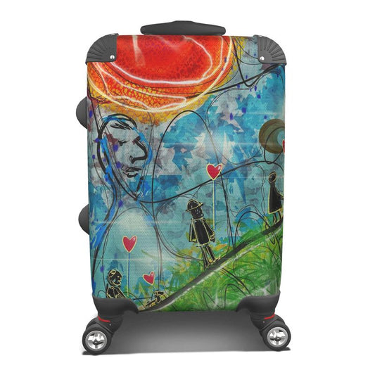 Designer Koffer „Green Flow“