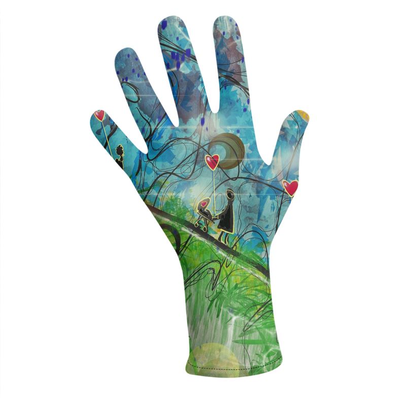 Designer ''Love in the Air'' Handschuhe