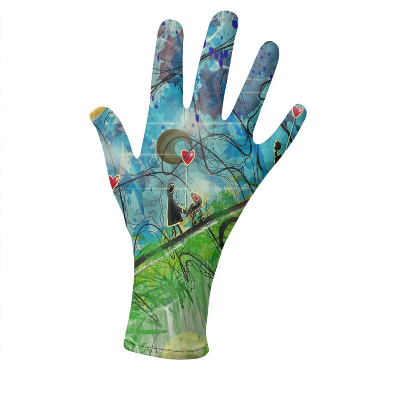 Designer ''Love in the Air'' Handschuhe