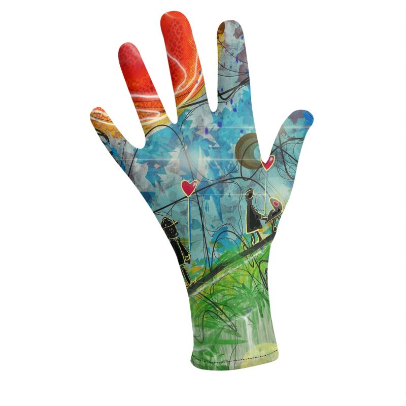 Designer ''Love in the Air'' Handschuhe