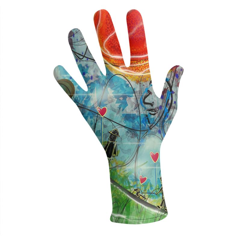 Designer ''Love in the Air'' Handschuhe