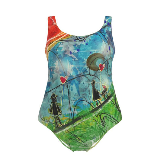 Designer Badeanzug „Love is in the Air“