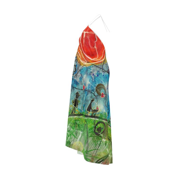 Robe bustier design "Love in the Air"