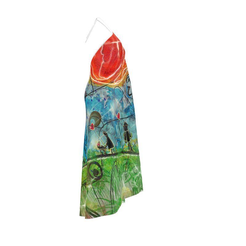 Robe bustier design "Love in the Air"
