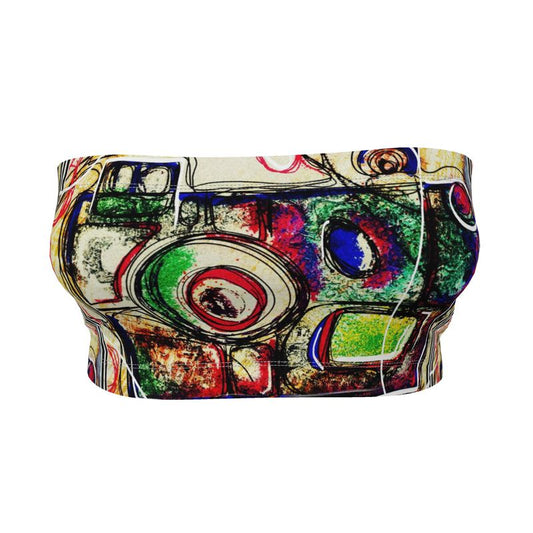 Designer  Bandeau Top „Camera Art“