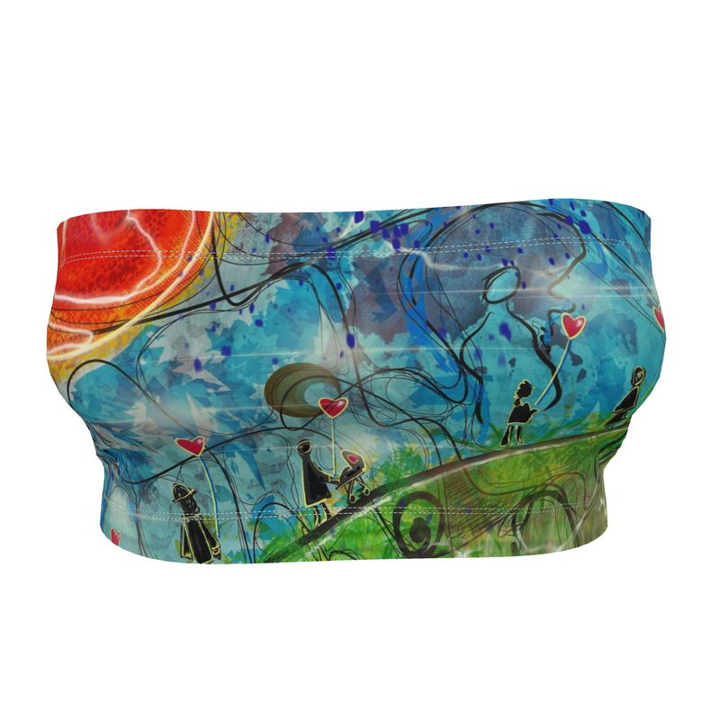 Designer  Bandeau Top „Love in the air“
