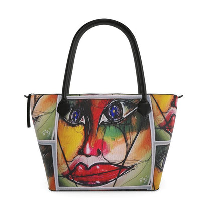 Sac cabas « red lips » de créateur par NAZ