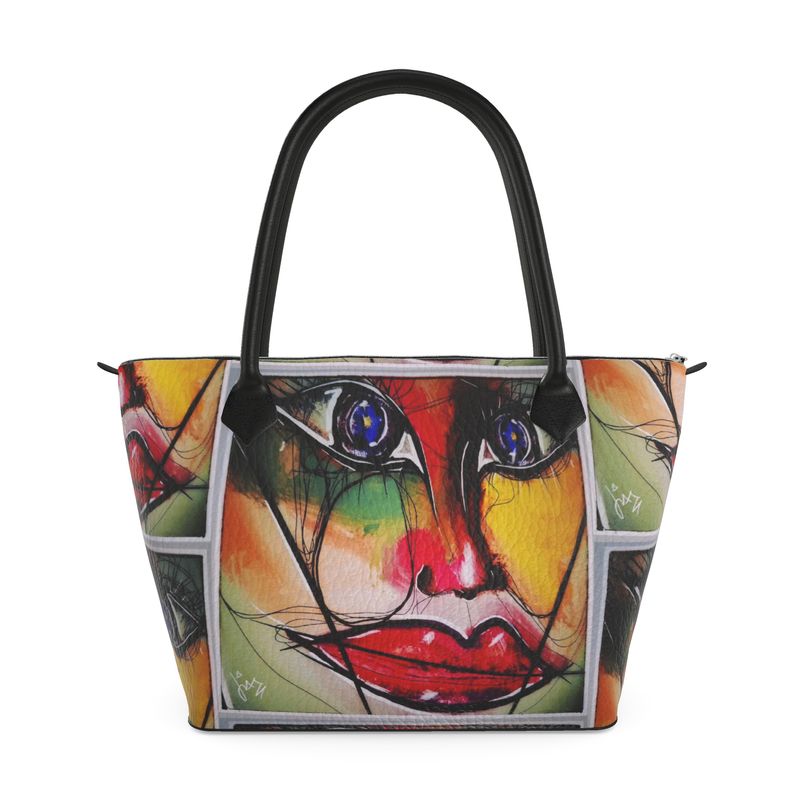 Sac cabas « red lips » de créateur par NAZ