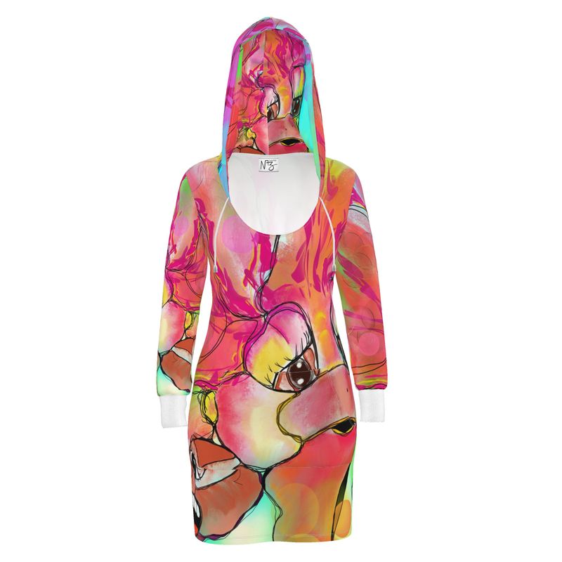 Designer Hoodie Kleid '' F.U. Tiffy ''