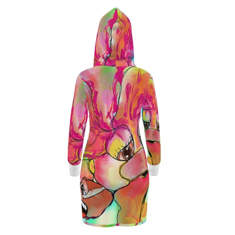 Designer Hoodie Kleid '' F.U. Tiffy ''