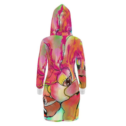Designer Hoodie Kleid '' F.U. Tiffy ''