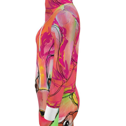 Designer Hoodie Kleid '' F.U. Tiffy ''