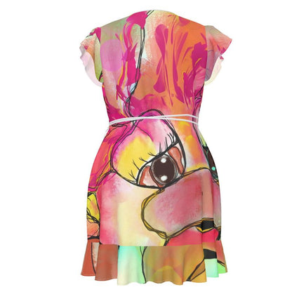 Designer Dress "F.U. Tiffy" Wickelkleid