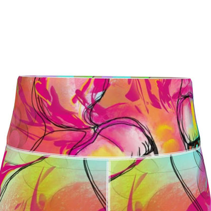Legging de sport « F.U. Tiffy » - Legging de sport artistique et coloré par Naz
